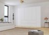 rauch Drehtürenschrank Schrank Garderobe MAINZ Breiten 91/136/181/226/271/315/360, Höhe 210cm (3 verschiedene Ausstattungen BASIC/CLASSIC/PREMIUM (inkl. SOFT-CLOSE) grifflose Front, Außentüren mit Push-to-Open Funktion MADE IN GERMANY Bild 2