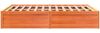 vidaXL Massivholzbett ohne Matratze Wachsbraun 140x190 cm Kiefernholz 3282383 Bild 5
