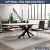 Tischgestell Metall KRYT Schwarz matt inkl. Schrauben + Bodenschoner Tischbein Tischkufe Tischgestell für Holztisch Esstisch Schreibtisch Sitzbank 71x150x78cm Bild 4