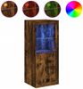 vidaXL Sideboard mit LED-Leuchten Räuchereiche 41x37x100 cm 836648 Bild 2