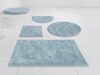 OTTO home Badematte Jos, Badvorleger, Badezimmer Teppich, Höhe 22 mm, rutschhemmend beschichtet, schnell trocknend, fußbodenheizungsgeeignet, Polyester, rund, Badematten in Pastell-Farben, Badteppich als 3 teiliges Set erhältlich Bild 2