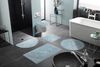OTTO home Badematte Jos, Badvorleger, Badezimmer Teppich, Höhe 22 mm, rutschhemmend beschichtet, schnell trocknend, fußbodenheizungsgeeignet, Polyester, rund, Badematten in Pastell-Farben, Badteppich als 3 teiliges Set erhältlich Bild 3