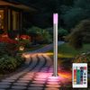 RGB LED Außen Säulen Stehlampe, Edelstahl, IP44, H 110 cm Bild 4