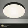 BRILONER - LED Deckenlampe rahmenlos, warmweiße Lichtfarbe, 21 Watt, 2000 Lumen, LED Lampe, LED Deckenleuchte, Wohnzimmerlampe, Schlafzimmerlampe, Küchenlampe, Deckenbeleuchtung, 28,7x3,6 cm, Schwarz Bild 3