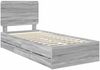 vidaXL Bettrahmen Graues Sonoma 90 x 200 cm Ingenieurs Holz 3412635 Bild 4