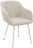 GOEURVANT 711 Esszimmerstühle 2er-Set, Webstoff - Beige Bild 5