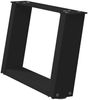 vidaXL Couchtischbeine U-Form 2 Stk. Schwarz 50x(30-31) cm Stahl 4012744 Bild 4