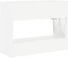 vidaXL Sonnenschirmhalter Weiß 65 x 24 x 50 cm Holzwerkstoff 899423 Bild 2