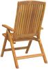 vidaXL Gartenstühle mit Kissen 4 Stk. Massivholz Teak 3196464 Bild 3