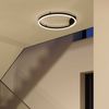 s.luce LED Ring Wandlampe & Deckenleuchte Dimmbar modern rund Weiß Ø 80cm Bild 2