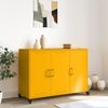vidaXL Sideboard Senfgelb 100,5x39x72 cm Stahl 846683 Bild 3