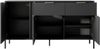 AX LIVING Modern Catanian 3T2S – Anthrazit Sideboard 153,1 cm Breite Bild 4