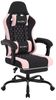 Woltu Gaming-Stuhl (1 St), ergonomisch, Kopfstütze, Fußstütze, Lendenkissen, Netzstoff Bild 5