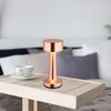 Tischlampe kabellos mit Akku Touch Dimmer Tischleuchte Dimmbar Kupfer 58463K Bild 4