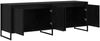 vidaXL TV-Schränk Schwarz Eichen-Optik 140 x 36 x 49,5 cm 886510 Bild 5