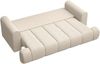 Selsey 'Dandelino' 3-Sitzer Sofa mit Schlaffunktion, Chenille-Bezug, hellbeige, ca. 90 x 250 x 112 cm Bild 4