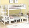Flieks Etagenbett, Hausbett umwandelbares Unterbett Kiefer 90x200cm+120x200cm Bild 5