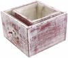 Florists Products Dekokorb Pflanzkasten Shabby Chic Dekoschublade Rot Weiß Blumenkasten Bild 4