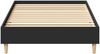 vidaXL Bettgestell ohne Matratze Schwarz 100x200 cm Holzwerkstoff 861040 Bild 5