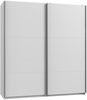Schwebetürenschrank >CHESS< (BxH: 135x198 cm) in WEISS - 135x198cm (BxH) Bild 2