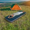 Avenli Luftmatratze Camping für 1 Person mit Fußpumpe 192 x 73 x 22 cm Single-Size, (Luftbett einfach aufblasbar mit integrierter Luftpumpe, 1-St, für Indoor und Outdoor mit beflockter Oberfläche), Ideal als Reisebett oder Isomatte Bild 2