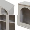 Sideboard Trorhun 80x30x80 cm Grau [en. casa] Bild 5