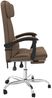 vidaXL Bürostuhl mit Massagefunktion Braun Stoff 349740 Bild 4