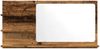 vidaXL Badspiegel mit Ablagen Altholz-Optik 90x11x45 cm Holzwerkstoff 856262 Bild 4