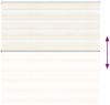 vidaXL Doppelrollo Marmorbeige 140x150cm Stoffbreite 135,9 cm Polyester 4014659 Bild 5