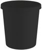 Papierkorb 18l H331xØ315mm m.Griffrand Ku. schwarz HELIT "" Bild 4