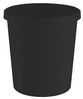 Papierkorb 18l H331xØ315mm m.Griffrand Ku. schwarz HELIT "" Bild 5