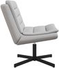 vidaXL Drehstuhl Wolkengrau 63 x 75 x 76 cm Stoff 42007358 Bild 5