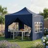 STEELSØN 'Rynara' Pavillon 2x2 m, blau, wasserdicht, stabil und UV-beständig, Faltpavillon 3-fach höhenverstellbar, Gartenpavillon mit 4 Seitenteilen, Pop Up Pavillon inkl. Tragetasche Bild 2