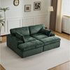 Leawin Loungesofa Sofa mit Bettfunktion 2-Sitzer – Cordsofa Sofas Wohnzimmer, Weicher Cordbezug, großes Schlafsofa, ideal für kleine Räume Bild 5