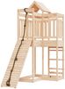 vidaXL Spielturm mit Kletterwand Massivholz Kiefer 3156874 Bild 3