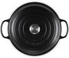 Le Creuset Signature Gourmet-Profitopf 30 cm, Schwarz/Schwarz Bild 2