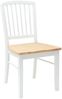 vidaXL Esszimmerstühle 2 pcs Weiß 50 x 52,5 x 91 cm Massives Gummiholz 42020452 Bild 4