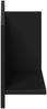 vidaXL Wandschrank 70x16,5x30 cm Schwarz Holzwerkstoff 854851 Bild 5