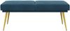 vidaXL Doppellagige Bank Blau 120 x 45 x 46 cm Samt 42038594 Bild 3