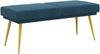 vidaXL Doppellagige Bank Blau 120 x 45 x 46 cm Samt 42038594 Bild 2