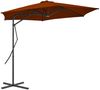 Sonnenschirm, Terrassenschirm mit Stahl-Mast 300x230 cm Terrakotta Bild 2