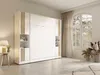 Vente-unique - RAPILI Bett Holz, Platte Weiß - B 51,2 cm239,2 cm x H 225,2 cm x L 259 cm Bild 2