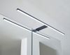 Badezimmerspiegelschrank >Denver< LED, Steckdose, grau matt / evoke eiche Dekor - 80x75x22 (BxHxT) Bild 5