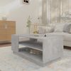 vidaXL Couchtisch Betongrau 102x55x43 cm Holzwerkstoff 810284 Bild 3