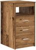vidaXL Schreibtisch mit Unterschrank Altholz Holzwerkstoff 3328551 Bild 5