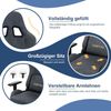 Ergonomischer Gaming Stuhl mit Fußstütze, verstellbare Lenden- und Bild 4