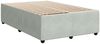 vidaXL Boxspringbett mit Matratze Hellgrau 120x200 cm Samt 3285632 Bild 5
