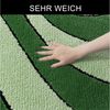 OTTO home Badematte Anna, Badvorleger, Badezimmer Teppich, Höhe 16 mm, rutschhemmend beschichtet, schnell trocknend, fußbodenheizungsgeeignet, Polyester, rechteckig, Badteppich, Hoch Tief Effekt, Modern, Weich, Wellen Bild 4