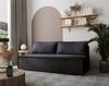 Sofa Designersofa AMANDA 3-Sitzer mit Schlaffunktion in Stoff Zoom Anthrazit Bild 2