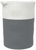 vidaXL Aufbewahrungskorb Grau und Weiß Ø49x65 cm Baumwolle 358494 Bild 2